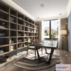 1119984 - STUDY ROOM 3D SCENES - VRAY RENDER - 80