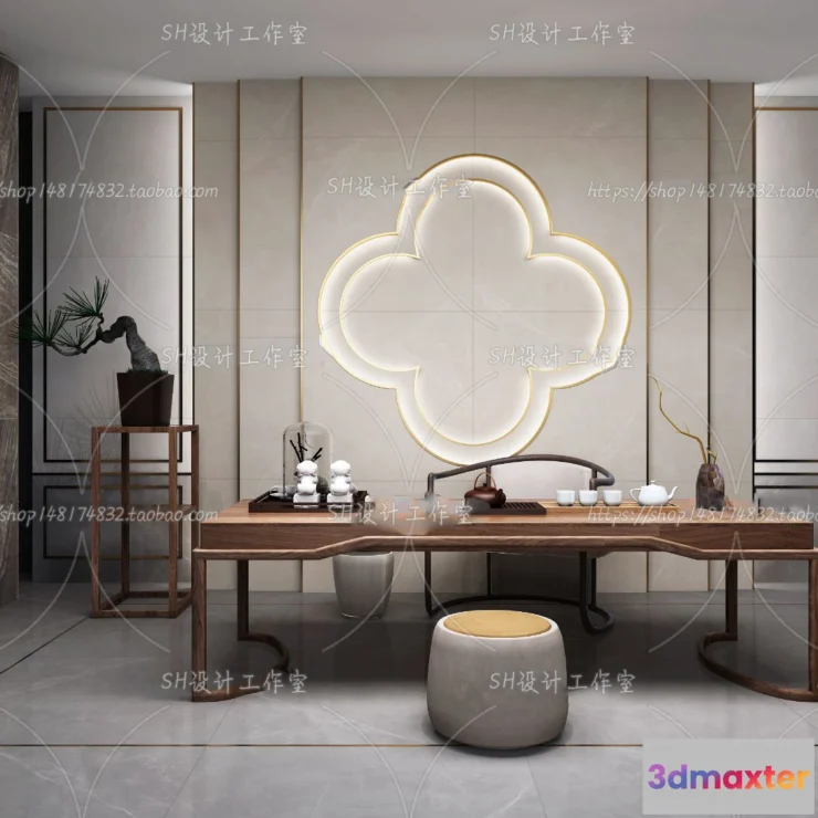 1120028 - STUDY ROOM 3D SCENES - VRAY RENDER - 103