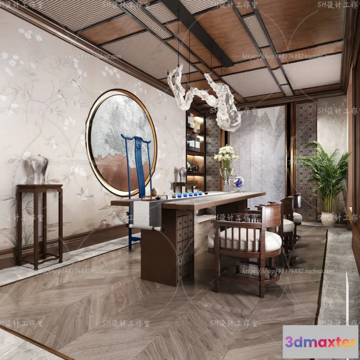 1120038 - STUDY ROOM 3D SCENES - VRAY RENDER - 108