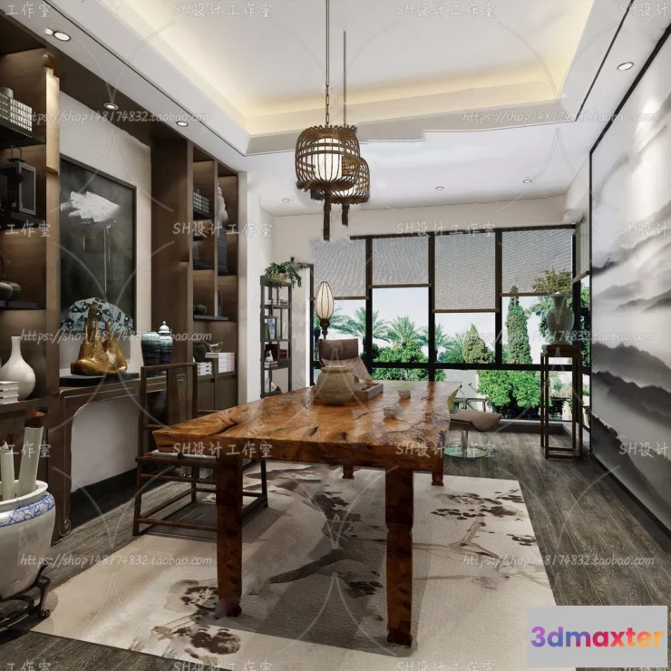 1120044 - STUDY ROOM 3D SCENES - VRAY RENDER - 111