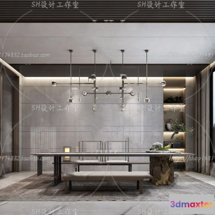 1120060 - STUDY ROOM 3D SCENES - VRAY RENDER - 119