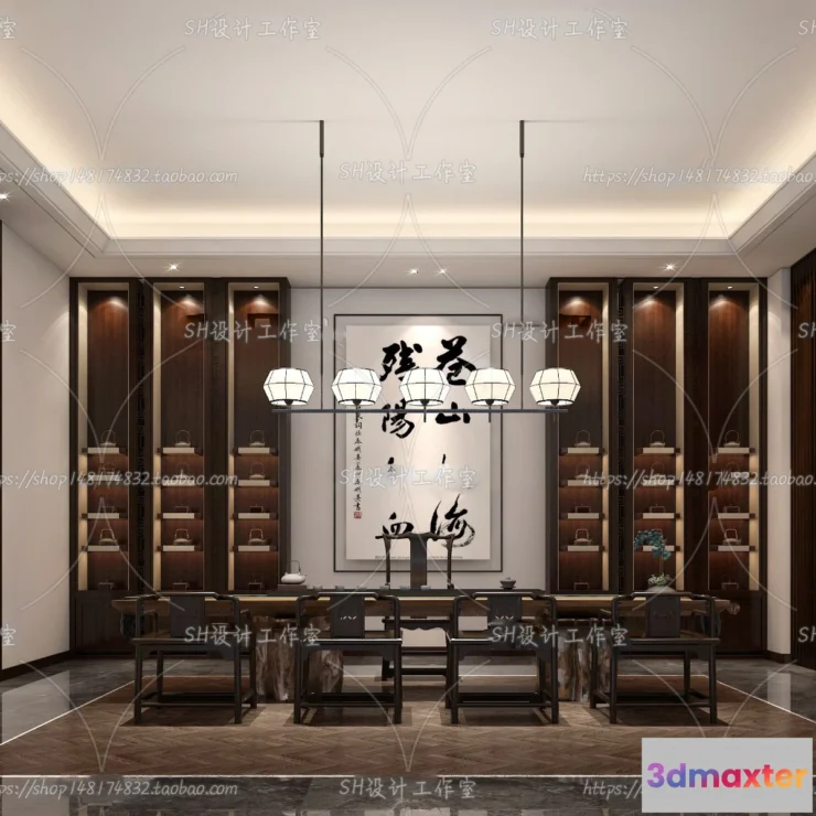 1120066 - STUDY ROOM 3D SCENES - VRAY RENDER - 122