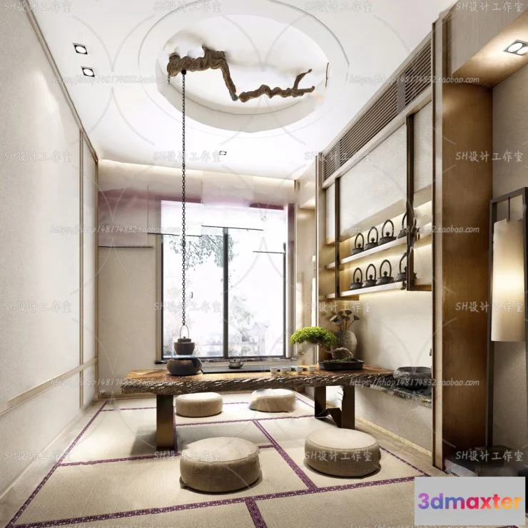 1120070 - STUDY ROOM 3D SCENES - VRAY RENDER - 124