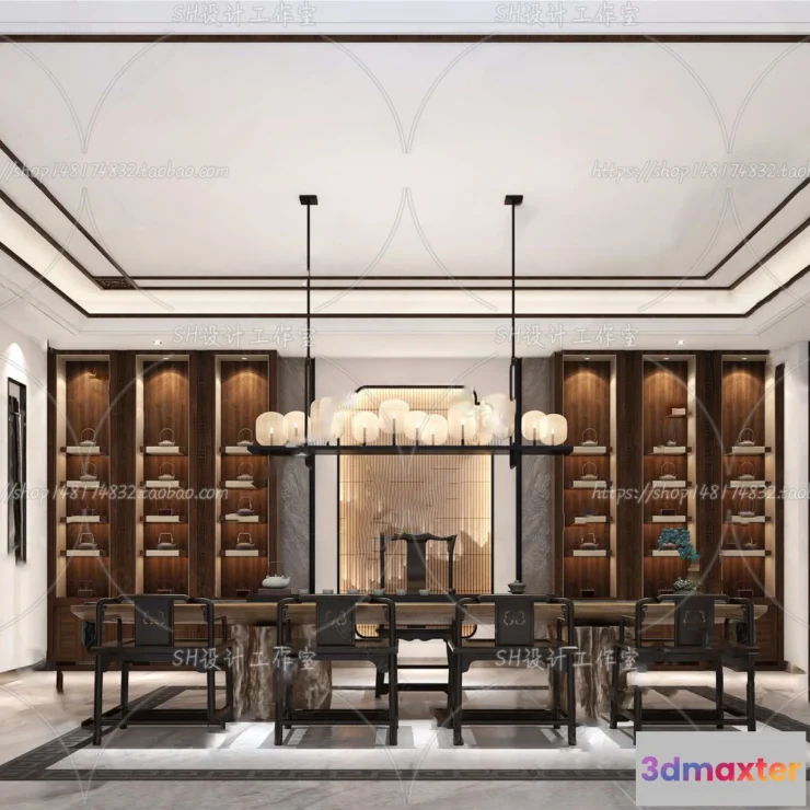 1120078 - STUDY ROOM 3D SCENES - VRAY RENDER - 128