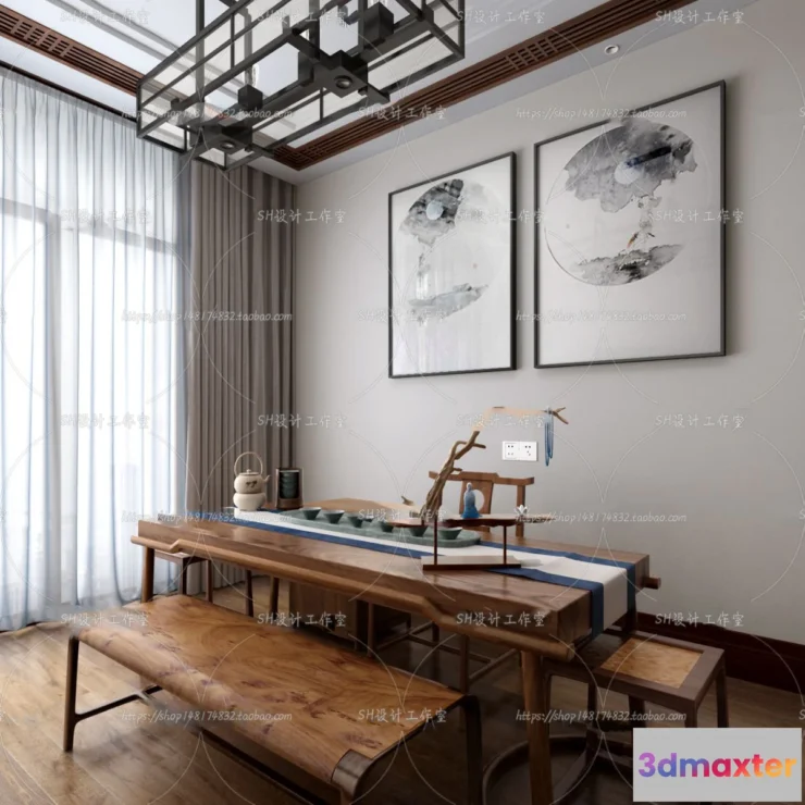 1120118 - STUDY ROOM 3D SCENES - VRAY RENDER - 148