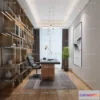 1120122 - STUDY ROOM 3D SCENES - VRAY RENDER - 150