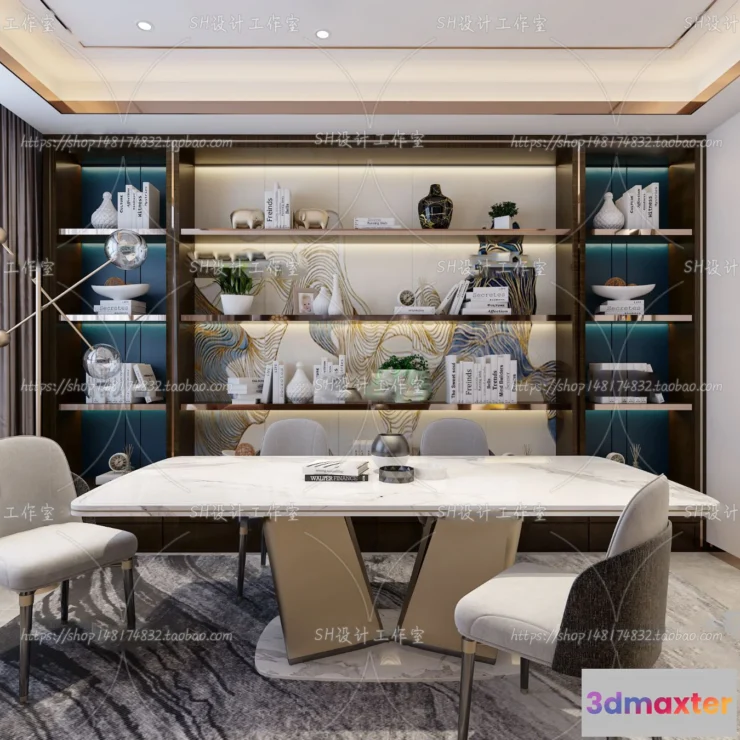 1120140 - STUDY ROOM 3D SCENES - VRAY RENDER - 159