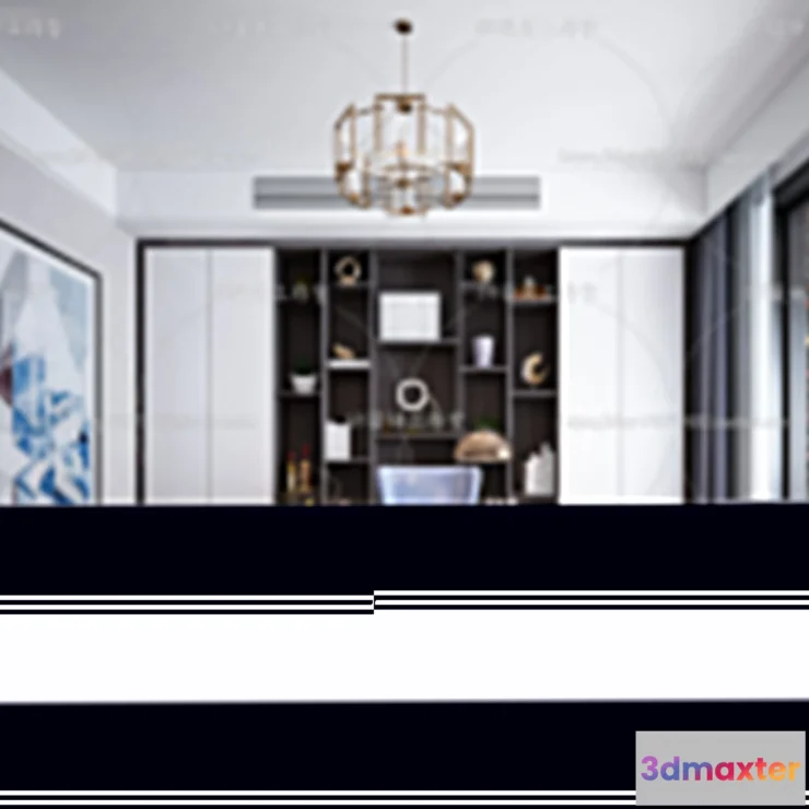 1120150 - STUDY ROOM 3D SCENES - VRAY RENDER - 164