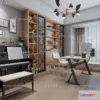 1120158 - STUDY ROOM 3D SCENES - VRAY RENDER - 168