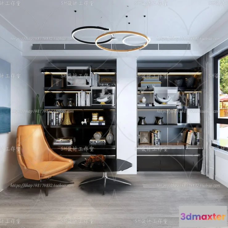 1120170 - STUDY ROOM 3D SCENES - VRAY RENDER - 174