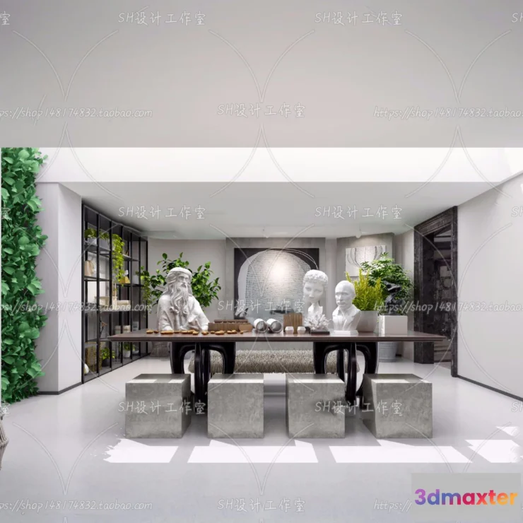 1120194 - STUDY ROOM 3D SCENES - VRAY RENDER - 186