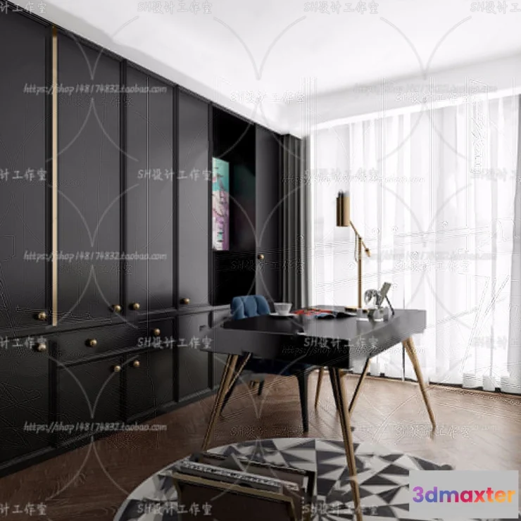 1120196 - STUDY ROOM 3D SCENES - VRAY RENDER - 187