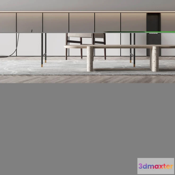 1155822 - HOUSE SPACE 3D SCENES - OFFICE ROOM - 0018