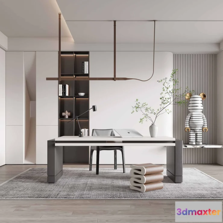 1155844 - HOUSE SPACE 3D SCENES - OFFICE ROOM - 0029