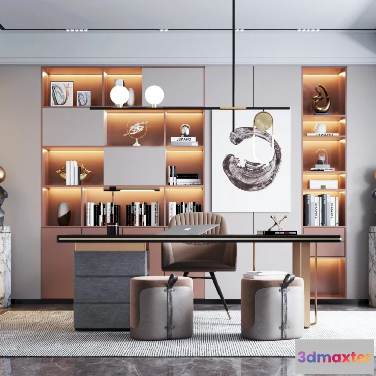 1224226 - OFFICE HOME - 3D SCENE - 366