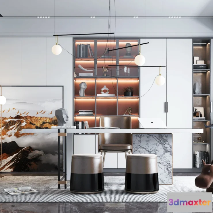 1224228 - OFFICE HOME - 3D SCENE - 367