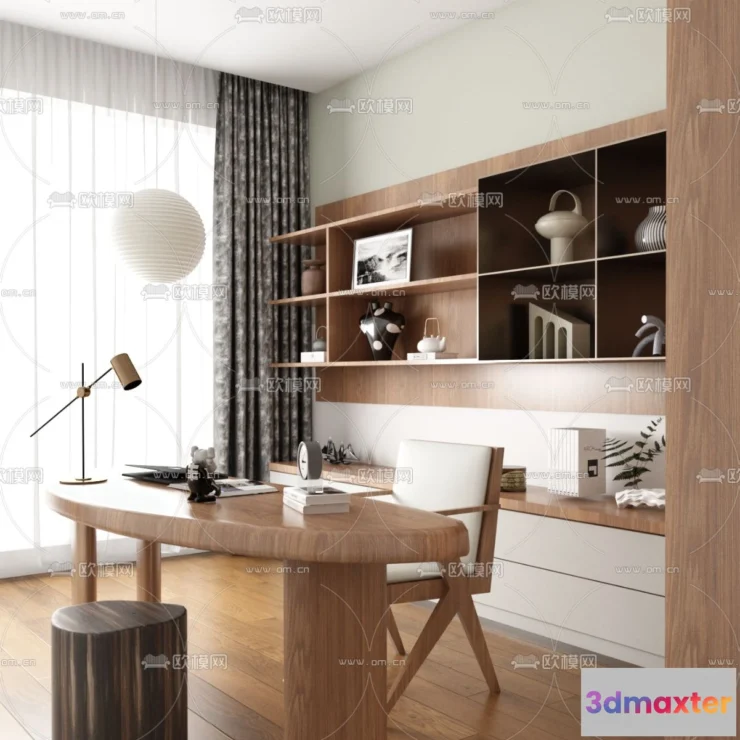 1241142 - OFFICE HOME - VRAY  CORONA - 3D MODEL - 1695