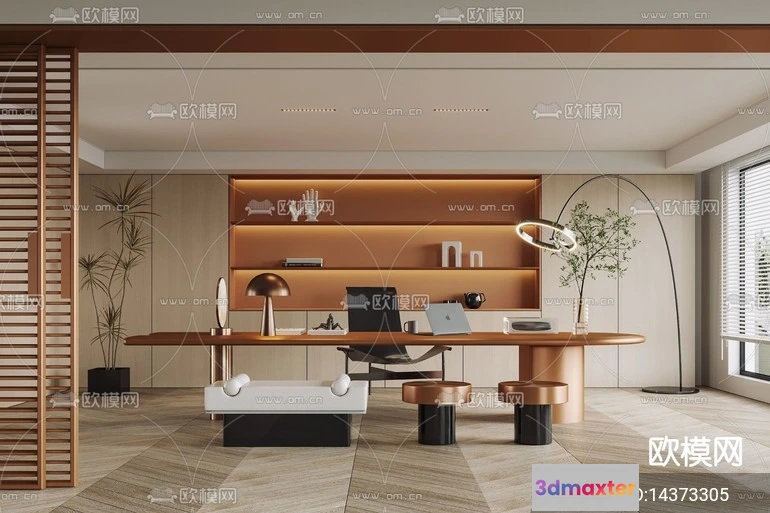 1241214 - OFFICE HOME - VRAY  CORONA - 3D MODEL - 1731