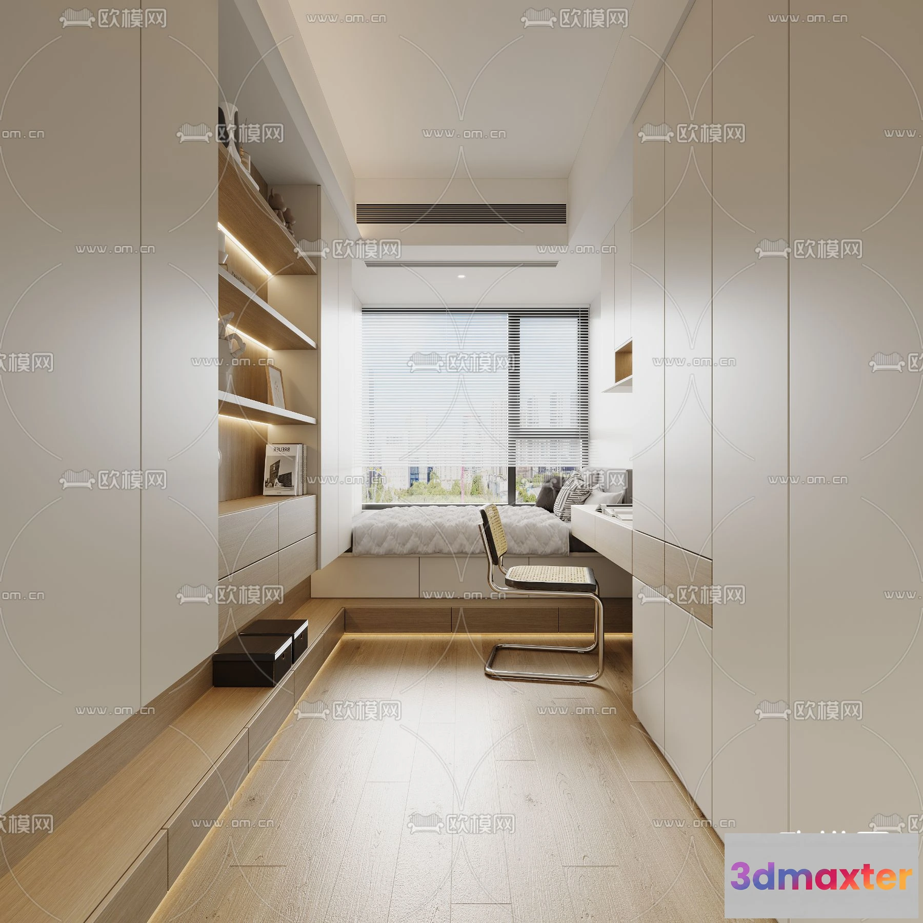 1241246 - OFFICE HOME - CORONA - 3D MODEL - 1747