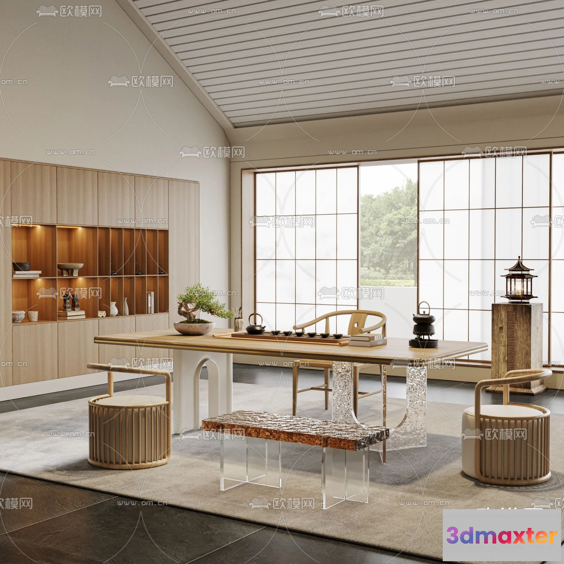 1241290 - OFFICE HOME - CORONA - 3D MODEL - 1769