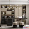 1358388 - Study and Work Space - 3D Interior Scene - Luxury Style - 004 3D Max