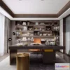 1358977 - Study and Work Space - 3D Interior Scene - Luxury Style - 012 3D Max