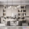 1360175 - Study and Work Space - Minimalist Style - 3D Interior Scene - 006 3D Max