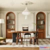 1360365 - Study And Work Space - 3D Interior Scene - French Style - 006 3D Max