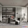 1360378 - Study and Work Space - Minimalist Style - 3D Interior Scene - 009 3D Max