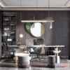 1360791 - Study and Work Space - Minimalist Style - 3D Interior Scene - 015 3D Max