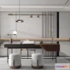 1361162 - Study and Work Space - Minimalist Style - 3D Interior Scene - 020 3D Max
