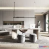 1361232 - Study and Work Space - Minimalist Style - 3D Interior Scene - 021 3D Max