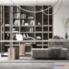 1361295 - Study and Work Space - Minimalist Style - 3D Interior Scene - 022 3D Max