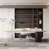 1361800 - Study and Work Space - 3D Models - 3D Interior Scene - 002 3D Max