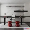 1361889 - Study and Work Space - 3D Models - 3D Interior Scene - 003 3D Max