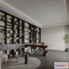 1362293 - Study and Work Space - 3D Models - 3D Interior Scene - 009 3D Max