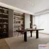 1363499 - Study and Work Space - 3D Models - 3D Interior Scene - 026 3D Max