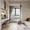 1364033 - Study and Work Space - 3D Models - 3D Interior Scene - 034 3D Max