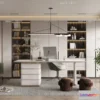 1364306 - Study and Work Space - 3D Models - 3D Interior Scene - 038 3D Max