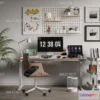 1365394 - Study and Work Space - 3D Models - 3D Interior Scene - 054 3D Max