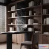 1366865 - Study and Work Space - 3D Models - 3D Interior Scene - 076 3D Max