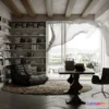1368226 - Study and Work Space - 3D Models - 3D Interior Scene - 096 3D Max
