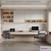 1369915 - Study and Work Space - 3D Models - 3D Interior Scene - 120 3D Max