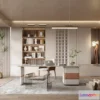 1370058 - Study and Work Space - 3D Models - 3D Interior Scene - 122 3D Max