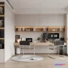 1370323 - Study and Work Space - 3D Models - 3D Interior Scene - 126 3D Max