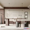1371203 - Study And Work Space 3D Interior Scene Model - Wabi Sabi Style - 009 3D Max