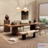 1371630 - Study And Work Space 3D Interior Scene Model - Wabi Sabi Style - 015 3D Max