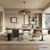 1372242 - Study And Work Space 3D Interior Scene Model - Wabi Sabi Style - 024 3D Max