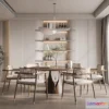 1372642 - Study And Work Space 3D Interior Scene Model - Wabi Sabi Style - 030 3D Max