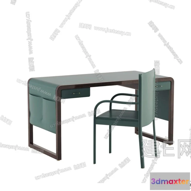 1373140 - Study and Work Space - 3D Models - 3D Interior Scene - 169 3D Max